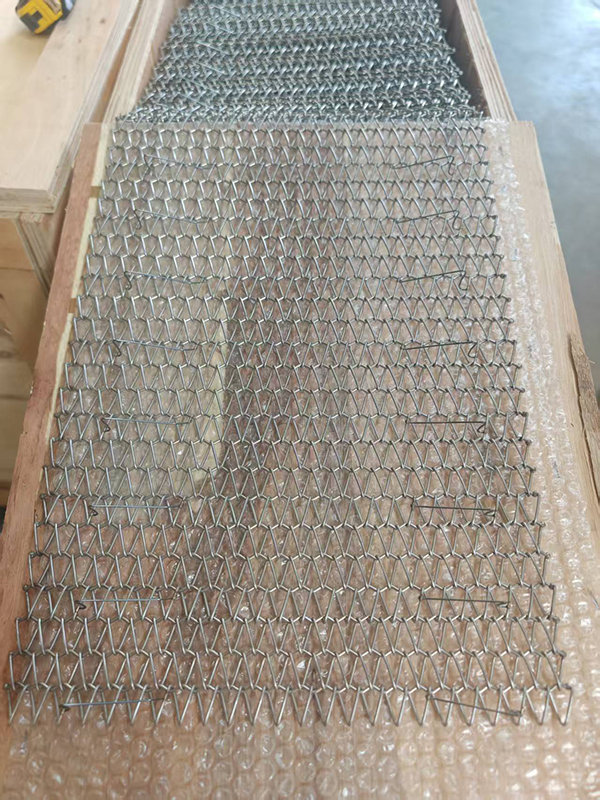 furnace mesh belt cr20ni80 sintering